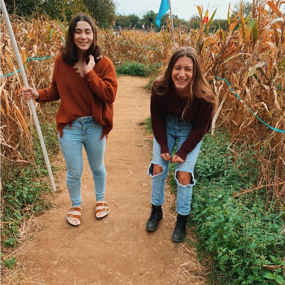 Burnt Orange Fall Sweater - Picture 4 of 4
